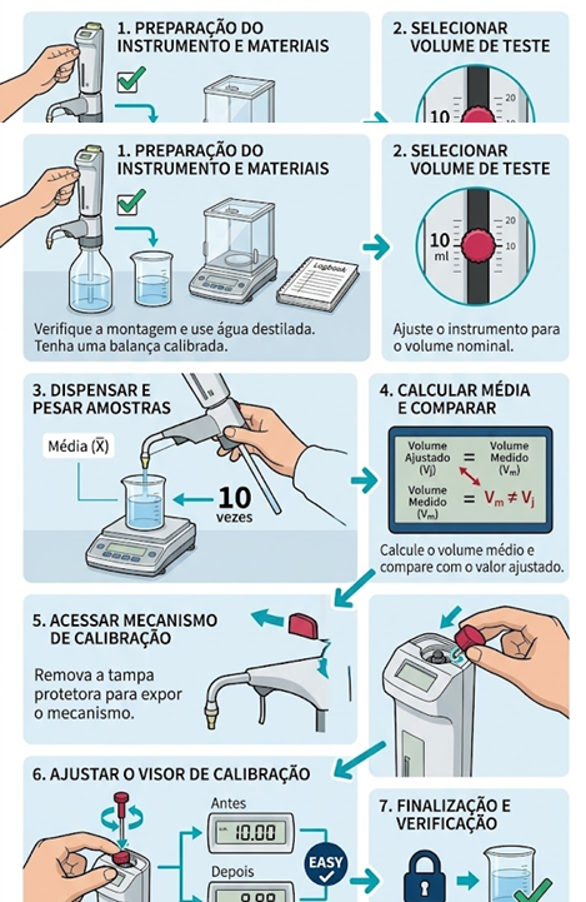 Sistema easy calibration para Dispensette S Brand